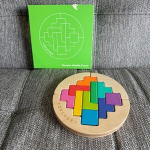 Lovevery Wooden Wobble Puzzle - Colorful Learning Toy